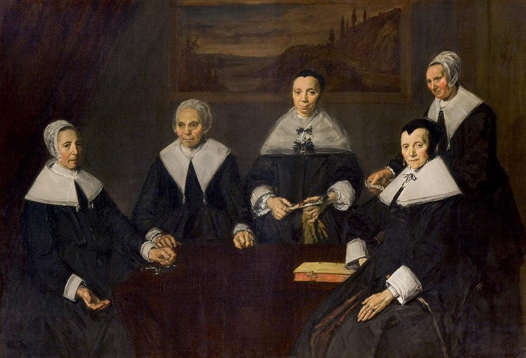 The Regentesses of the Old Men's Almshouse by Frans Hals